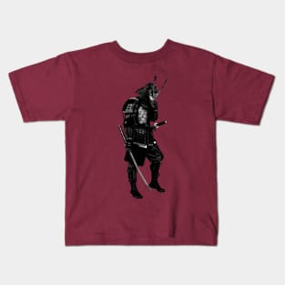 Samurai Silhouette #3 Kids T-Shirt